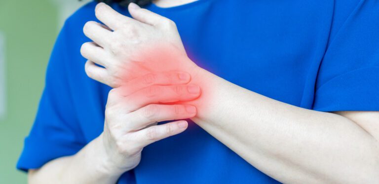 Woman Having Wrist Pain