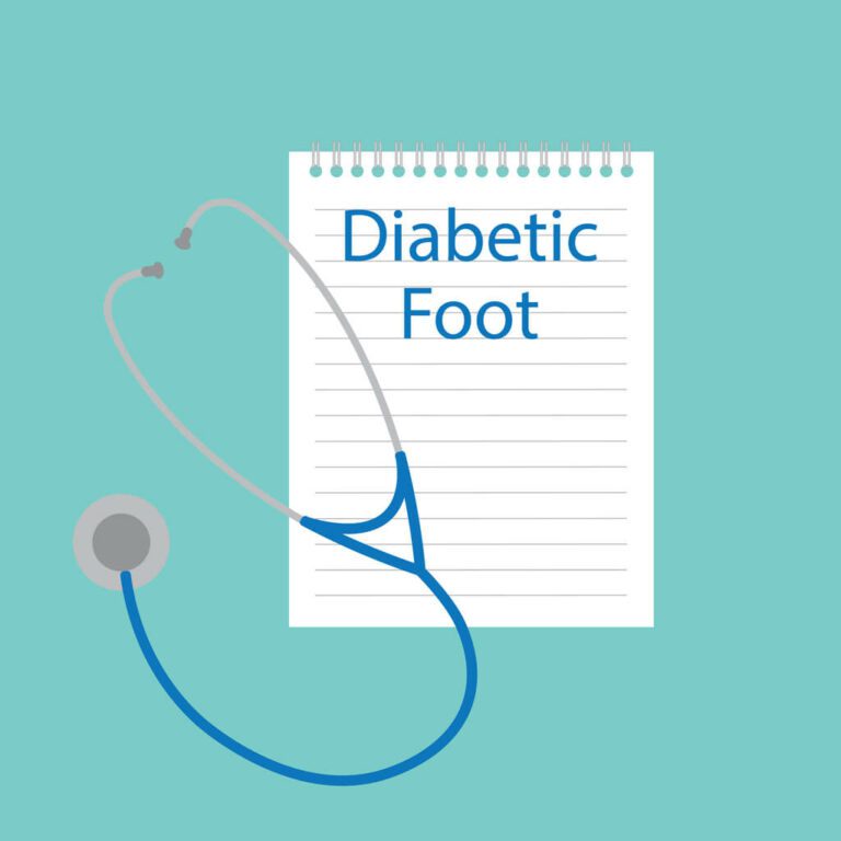 Diabetic foot care doctor prescription Pad