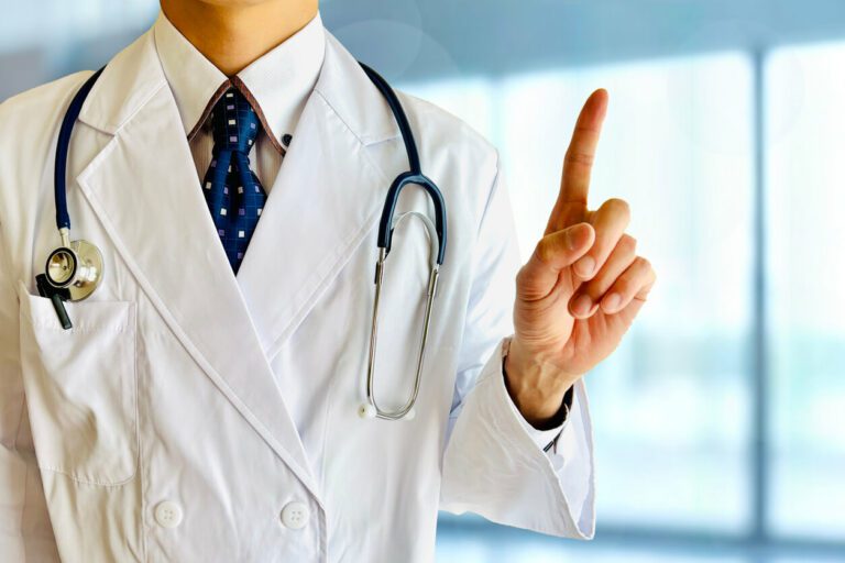 A hand specialist is demonstrating his ability to treat the condition known as trigger finger.