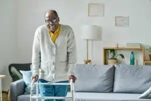 Knee Replacement Surgery Medical Patient Walking